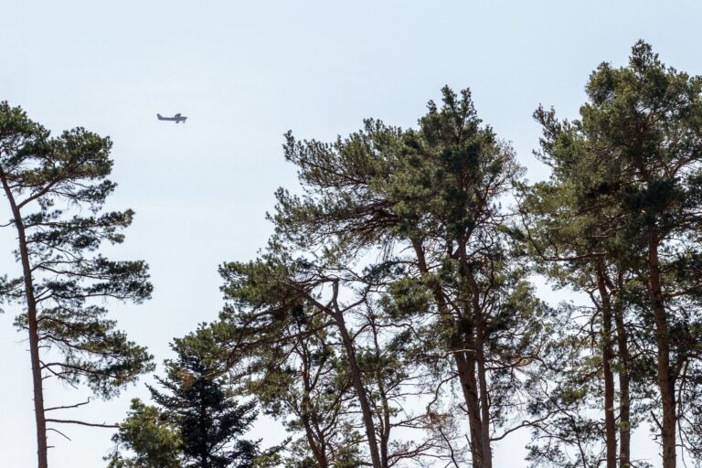 Luftbeobachter trainieren Waldbrandfrüherkennung