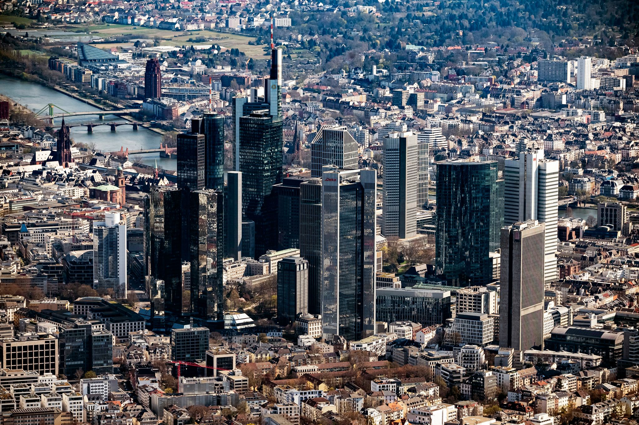 Bankenviertel in Frankfurt