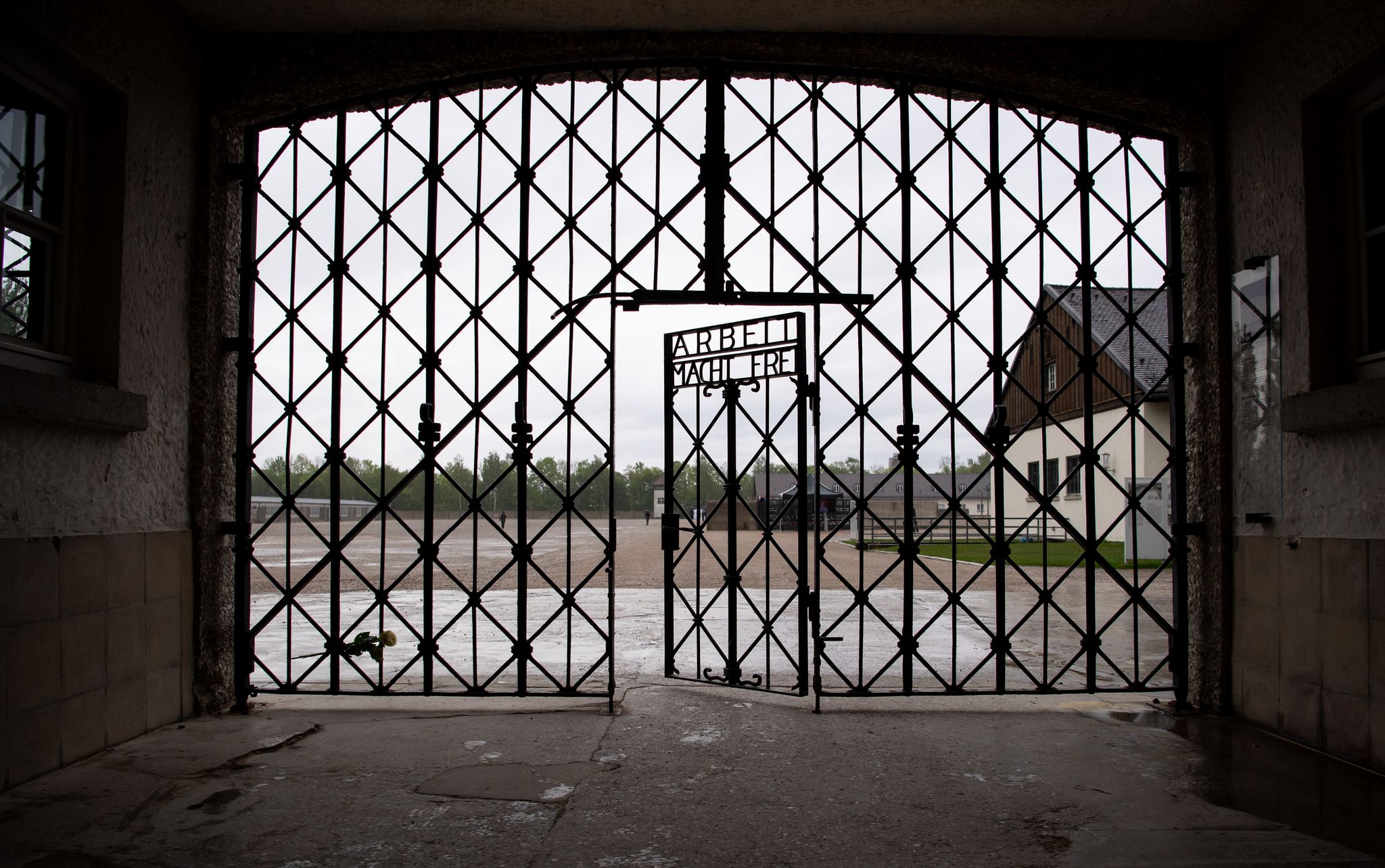 Eingangstor zur KZ-Gedenkstätte Dachau