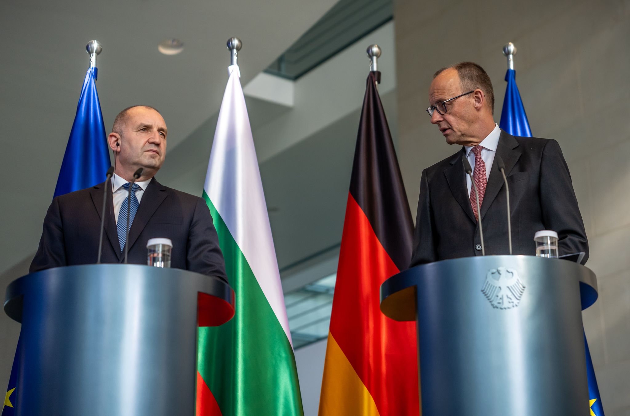 Kanzler Merz empfängt Bulgariens Premier Radew