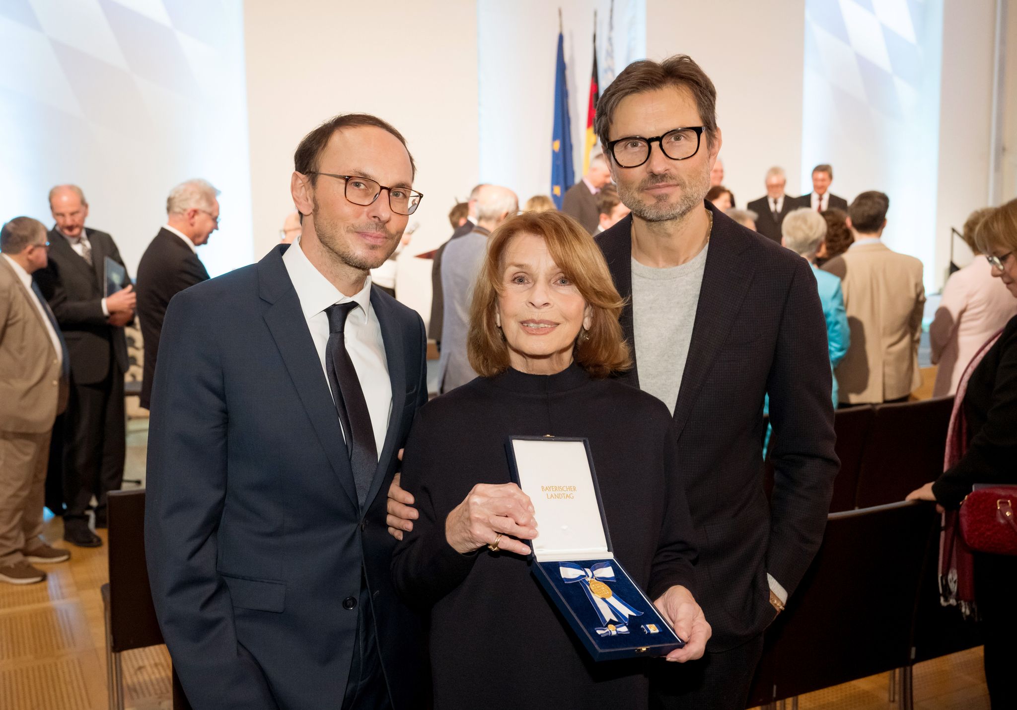 Senta Berger und ihre Söhne