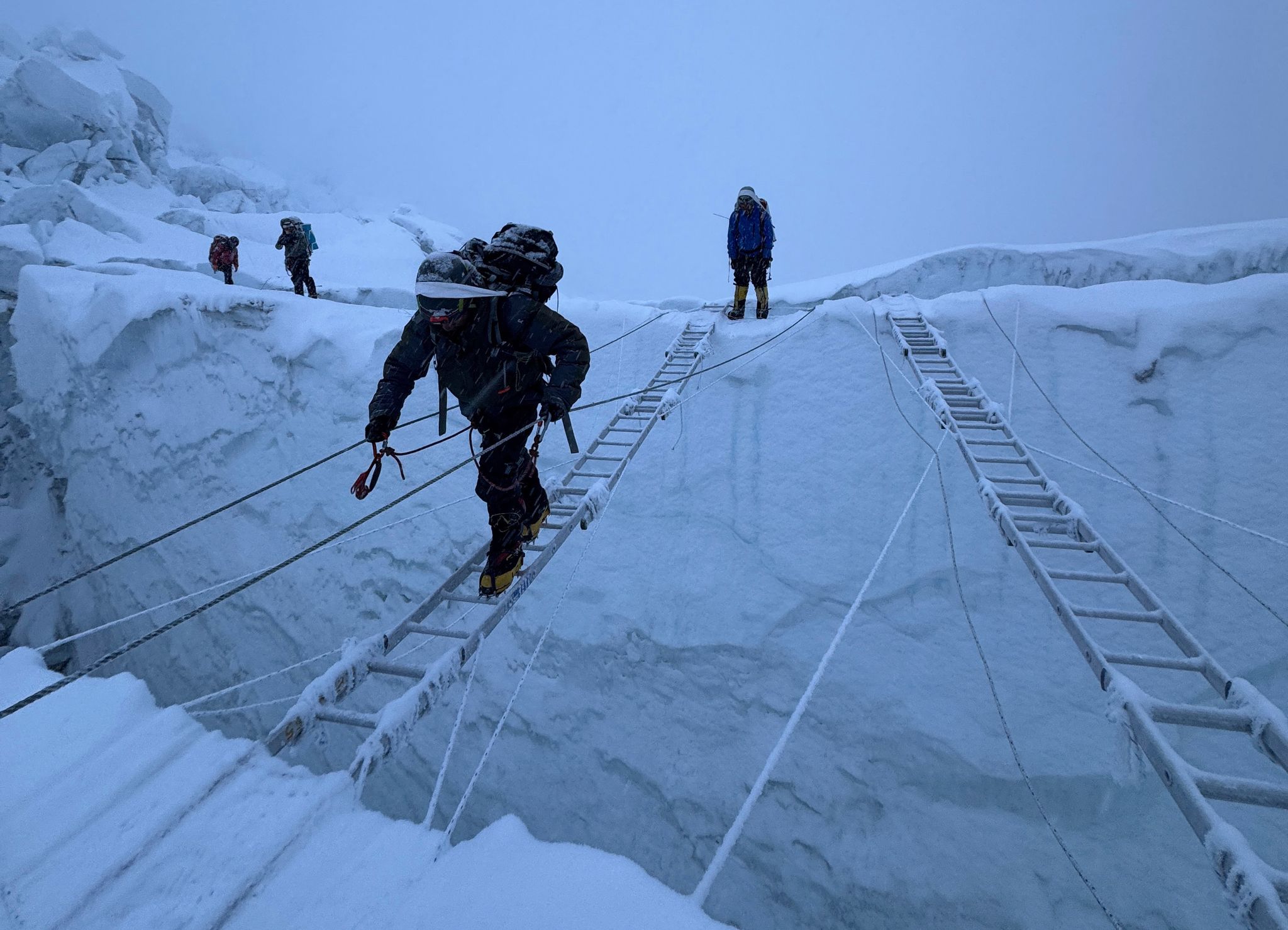 Bergsteiger am Mount Everest