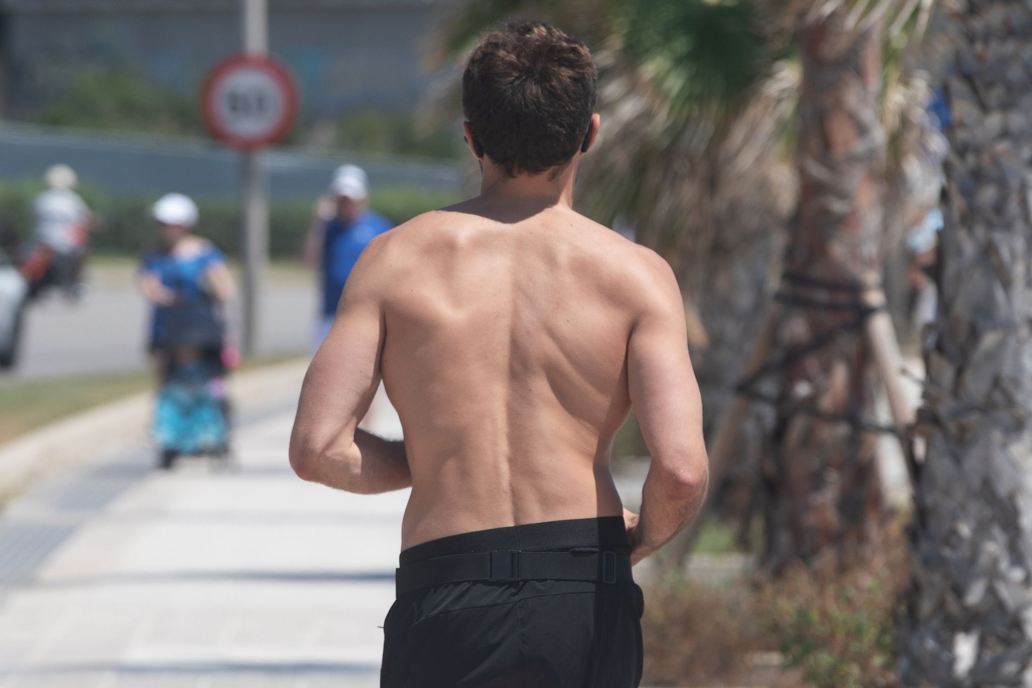 Jogger auf Mallorca