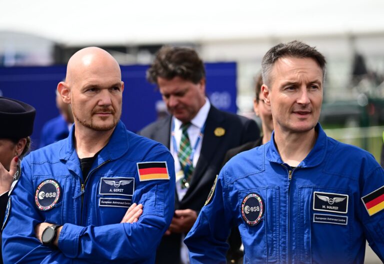 Astronauten Gerst und Maurer