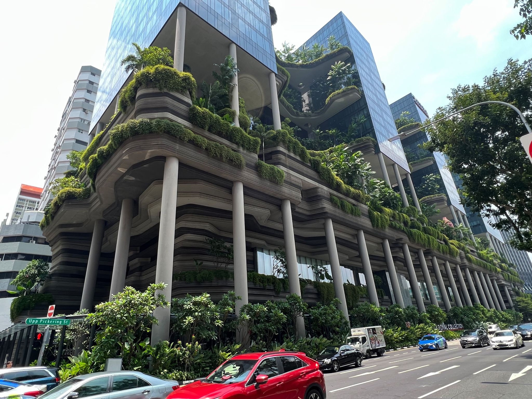 Vertikale Gärten in Singapur