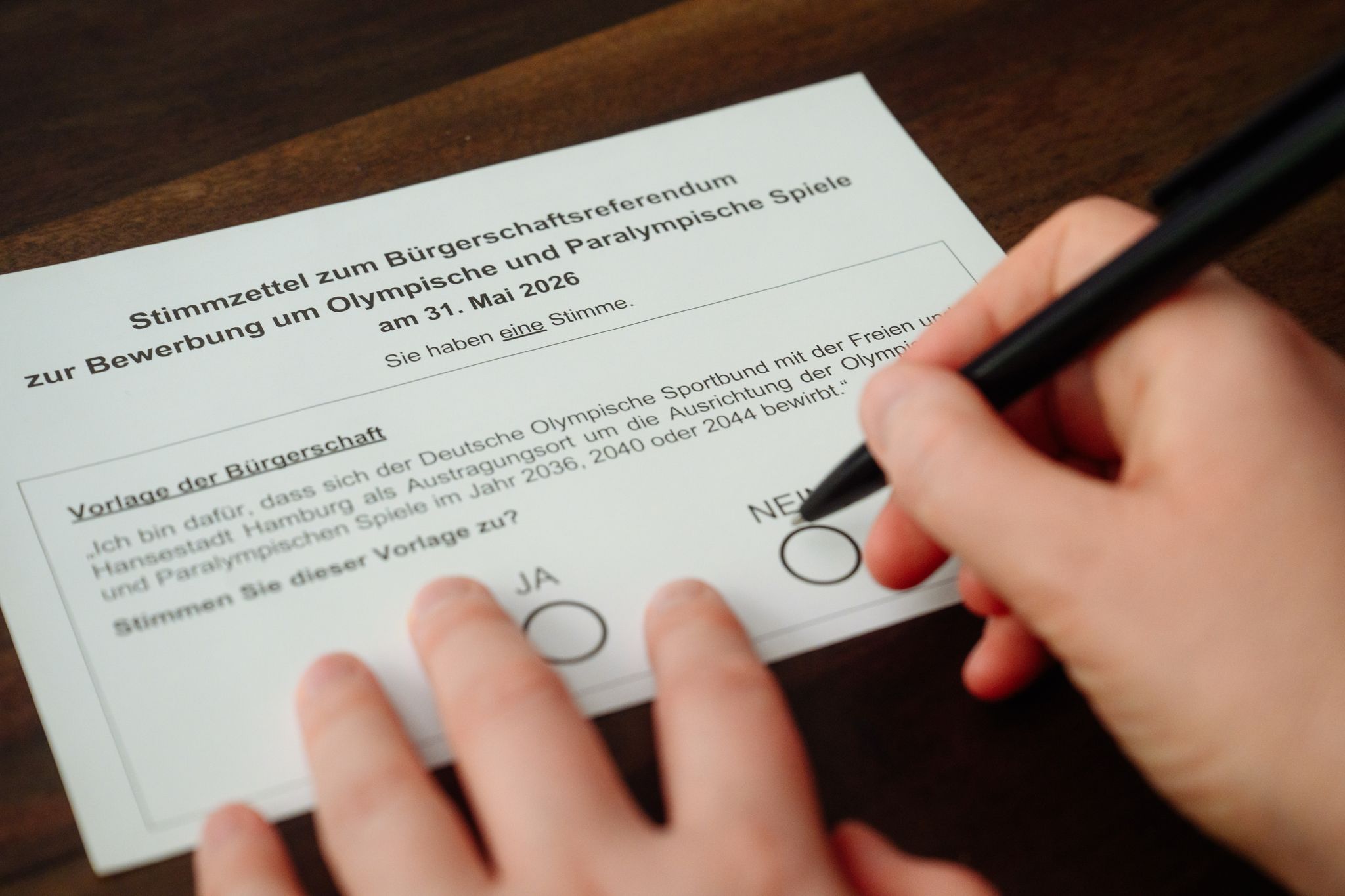 Referendum über Olympia-Bewerbung in Hamburg