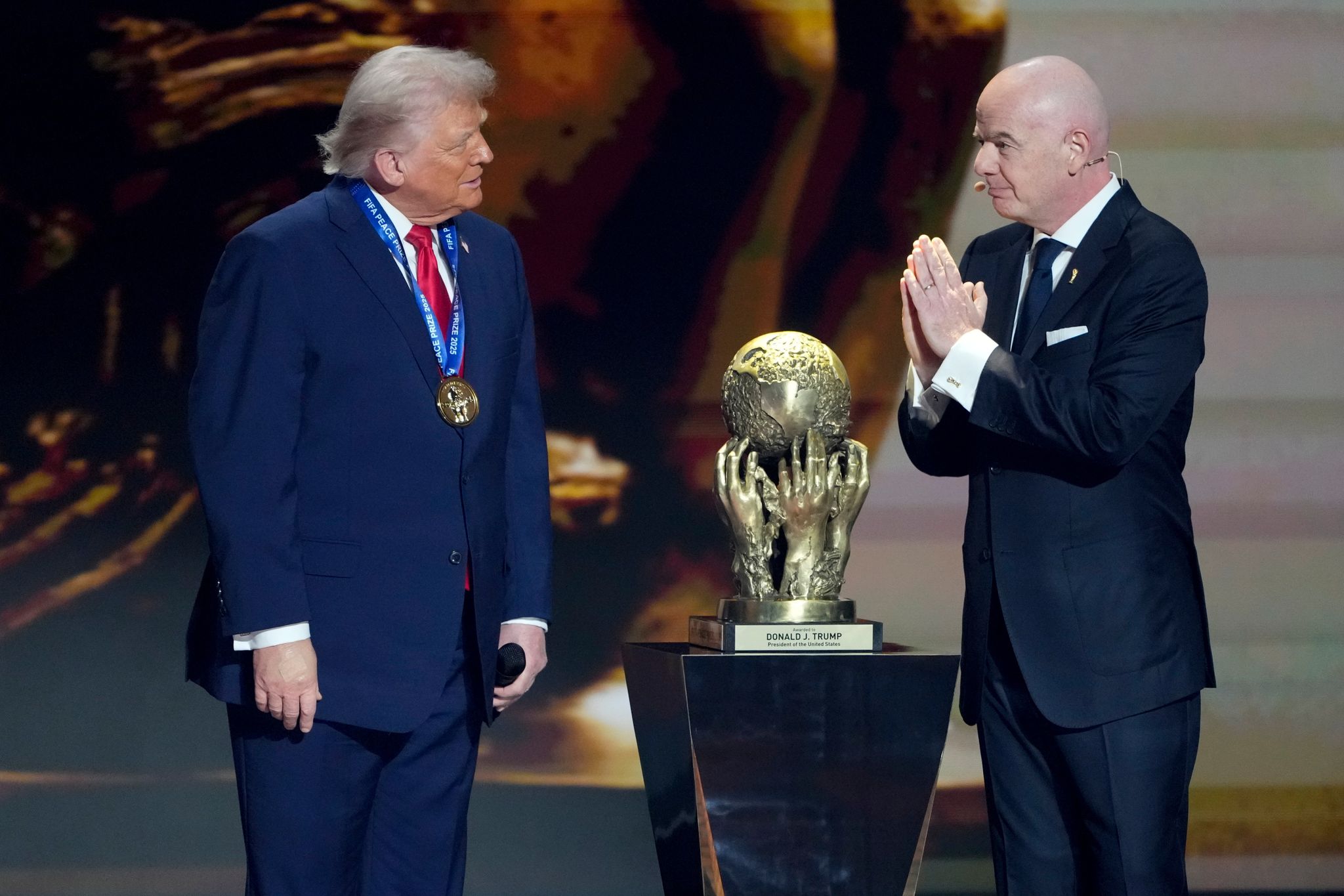 Donald Trump und Gianni Infantino