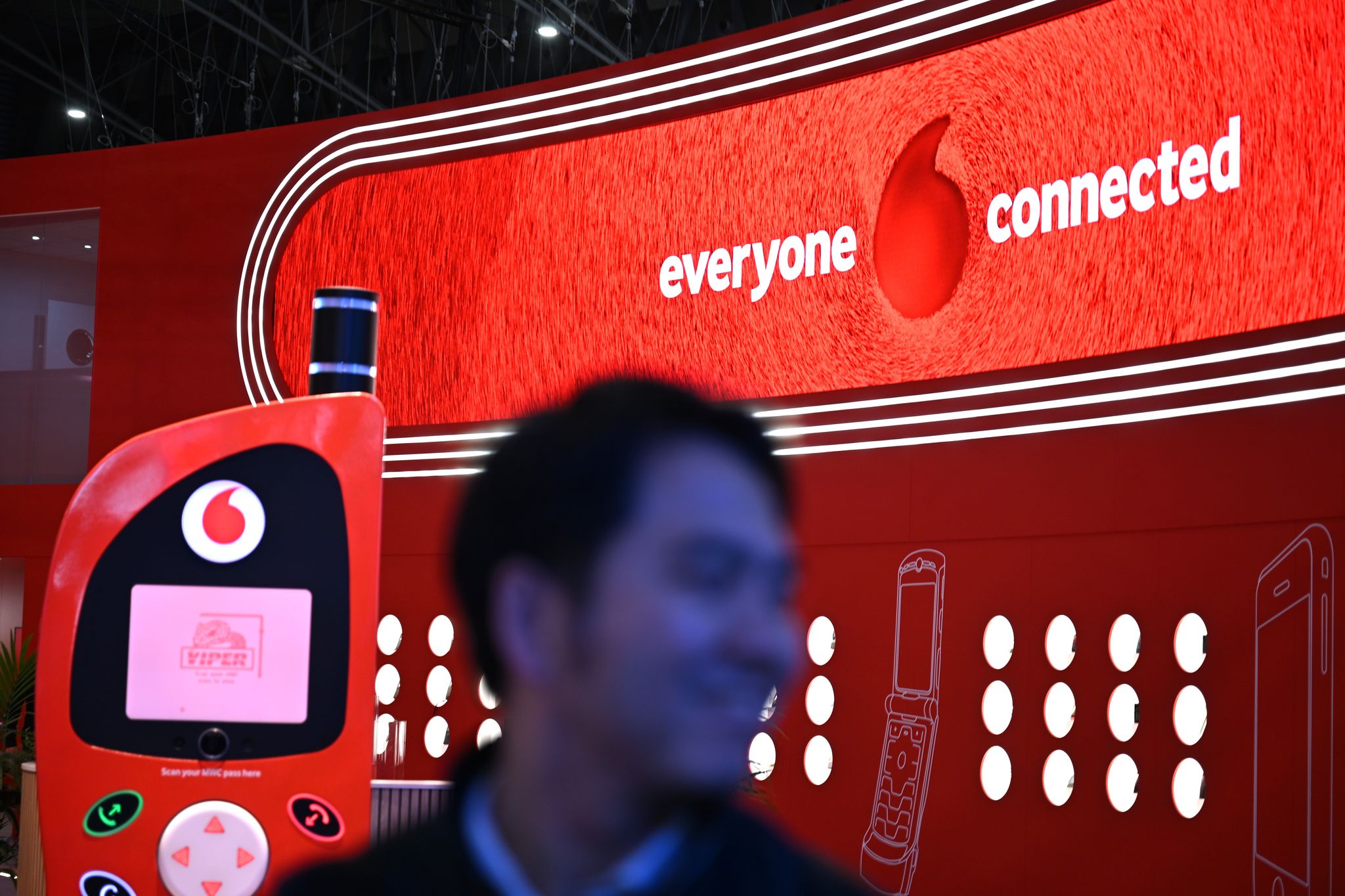 Vodafone-Messestand