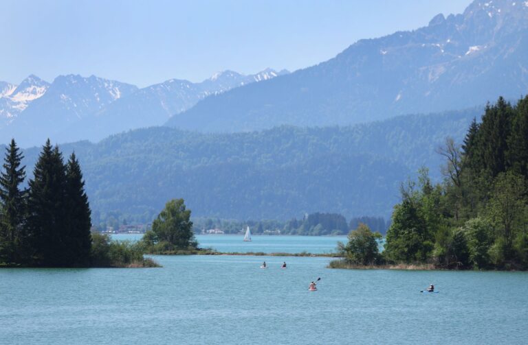 Sommerliches Wetter - Bayern