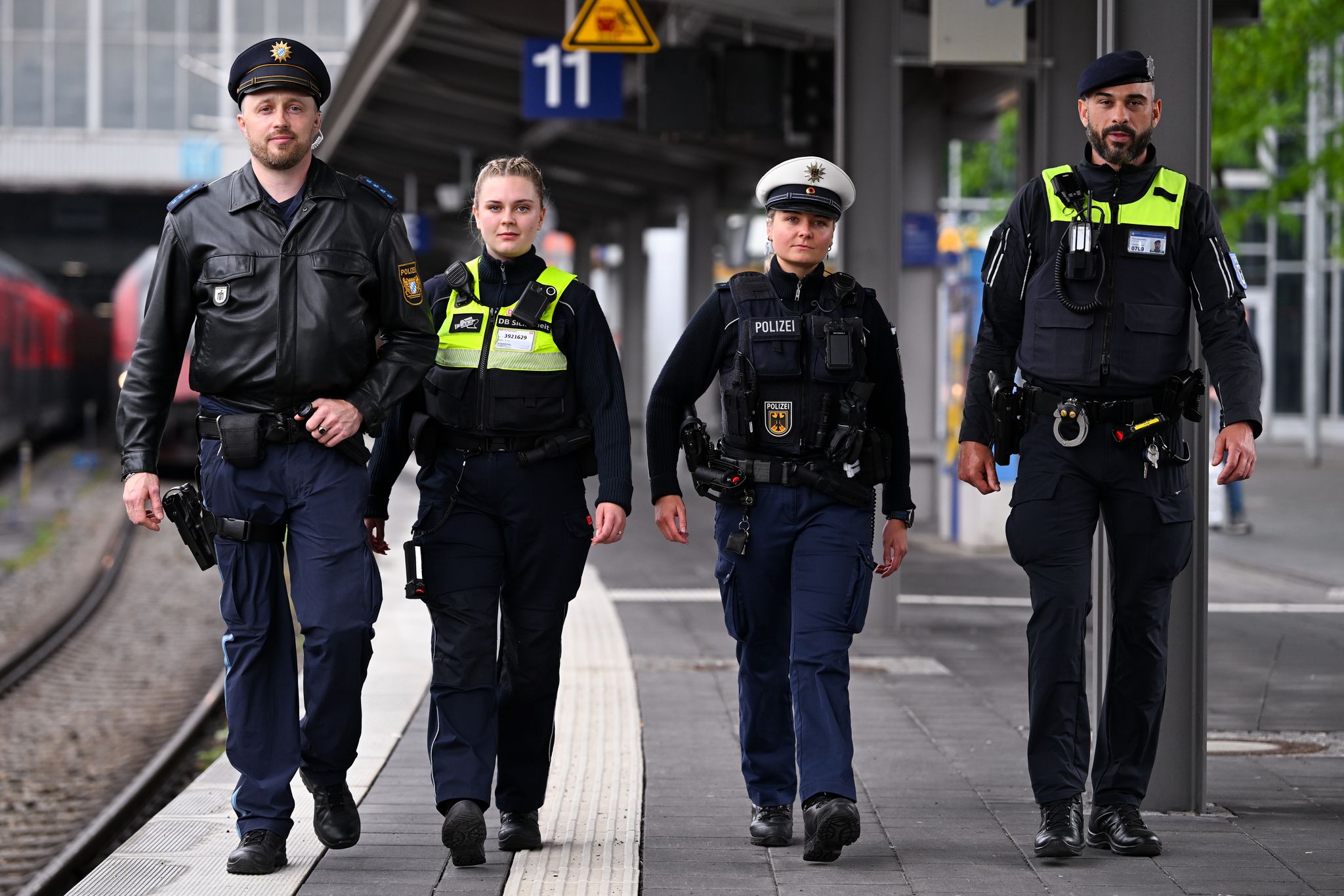 „Quattro-Streife“ am Hauptbahnhof