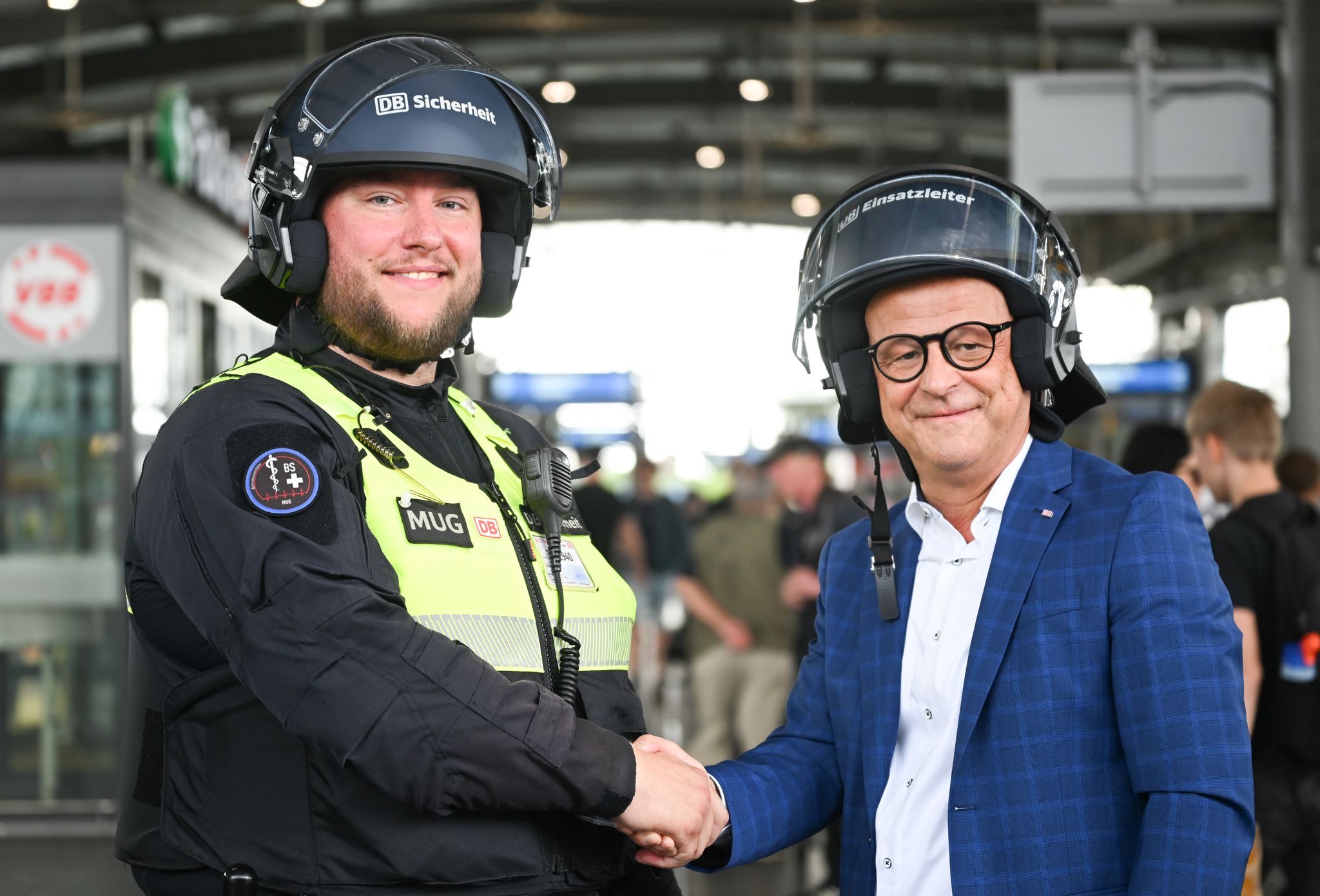 Pressetermin mit DB Sicherheit