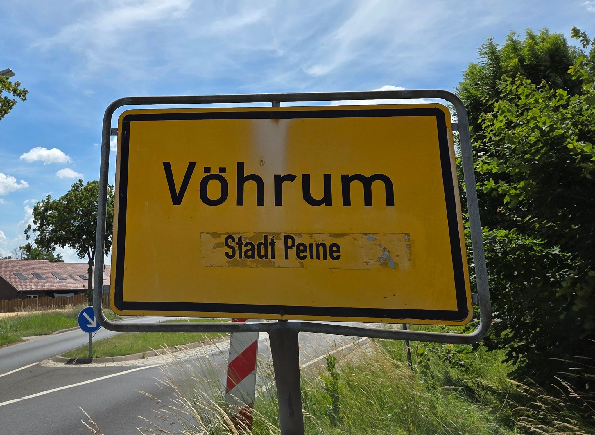 Ortsschild Vöhrum