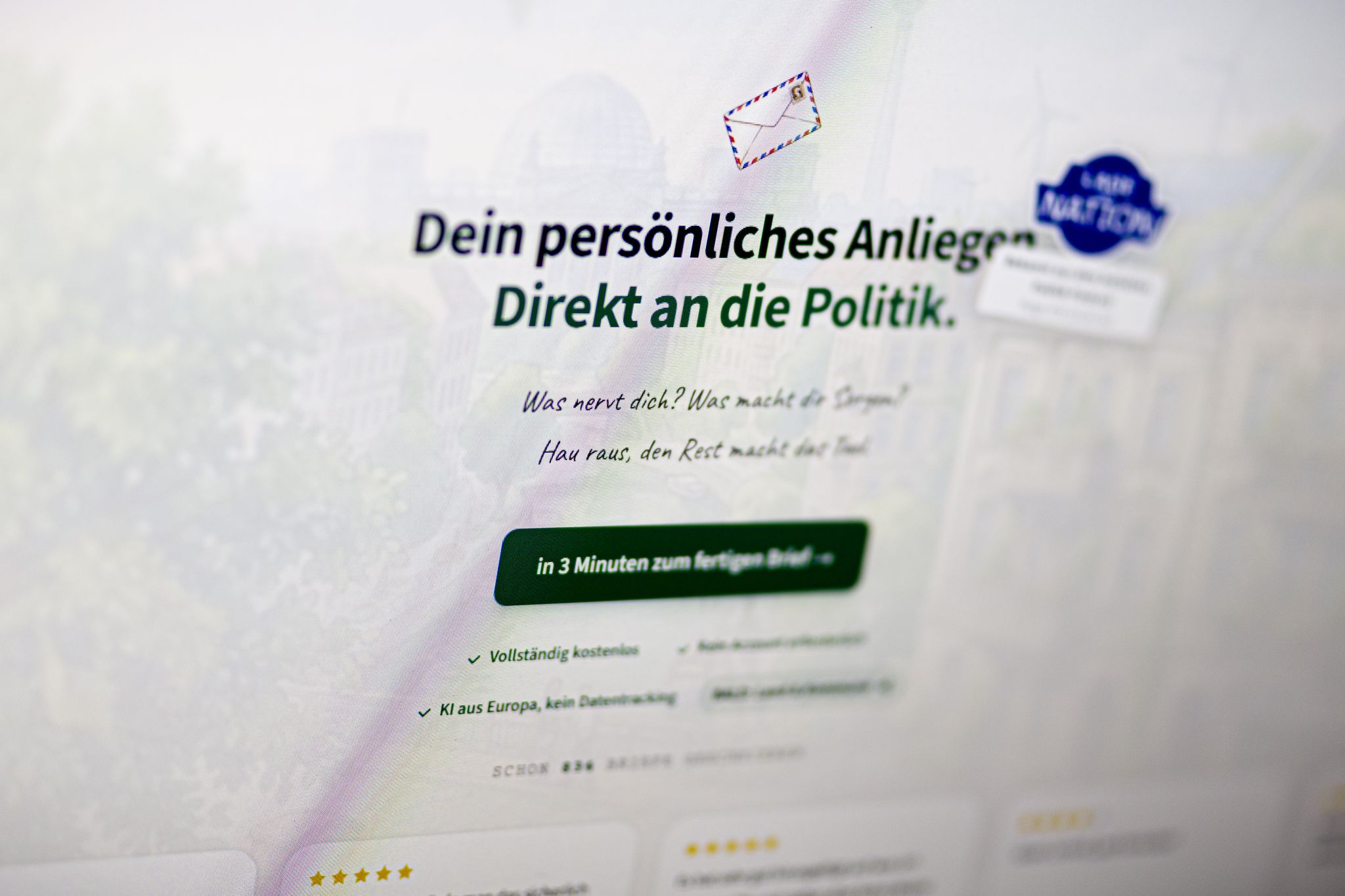 Website brief-nach-berlin.de