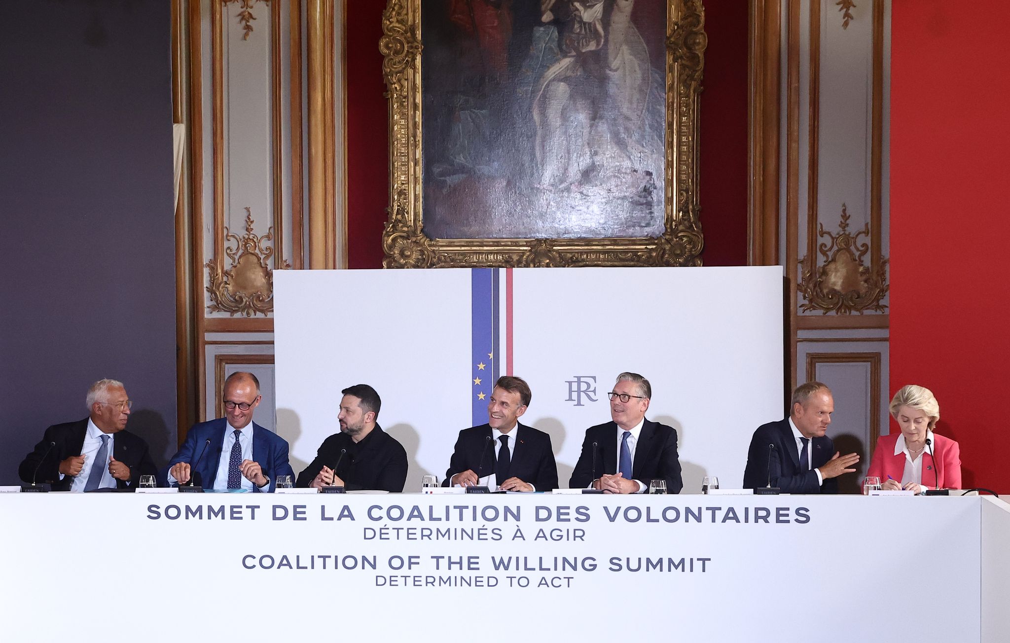 Treffen der sogenannten Koalition der Willigen