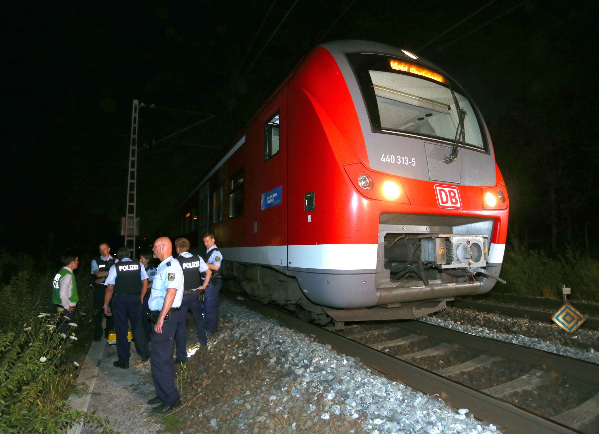 Axt-Attacke in Regionalzug in Würzburg
