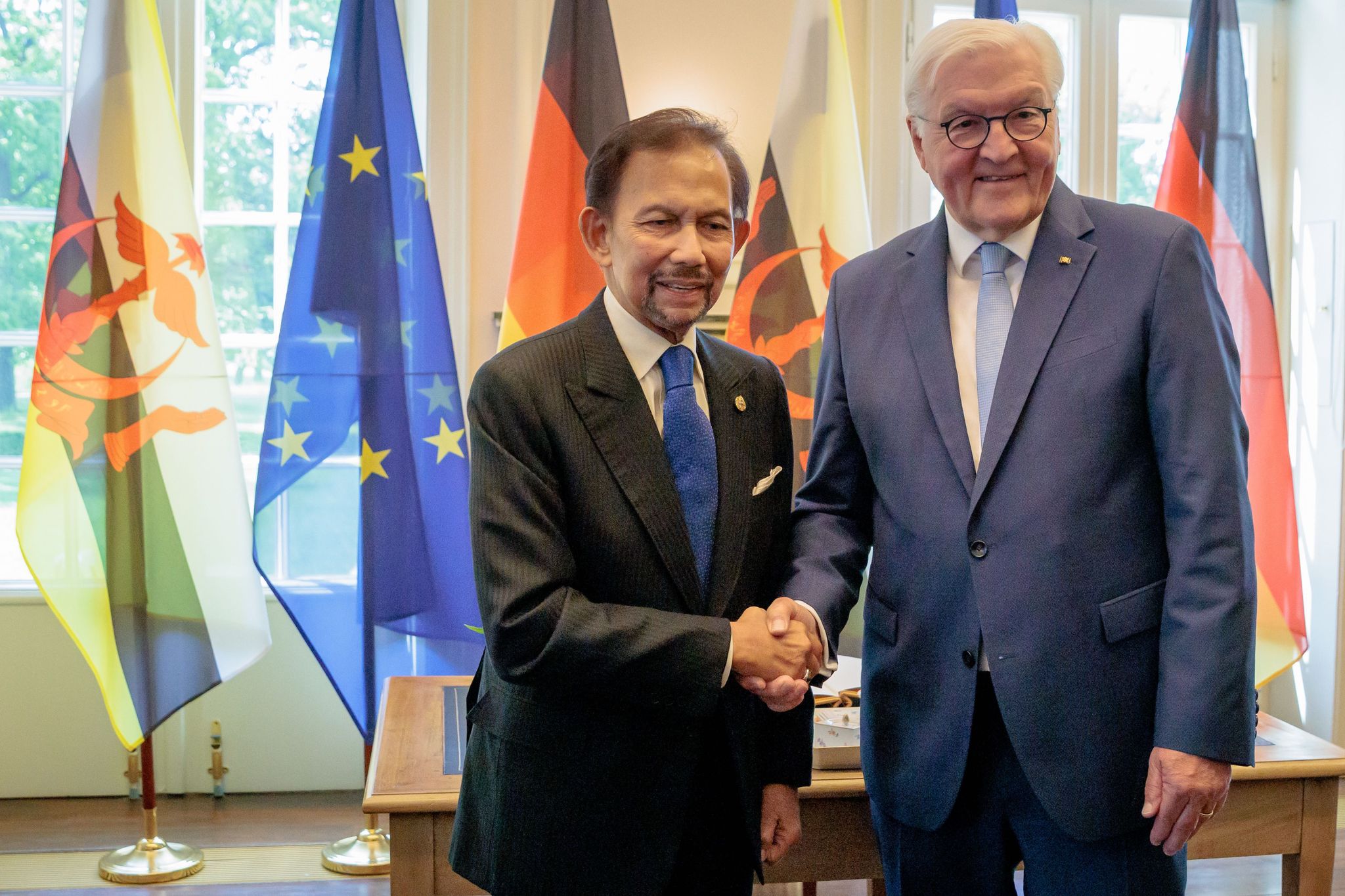 Bundespräsident Steinmeier empfängt Sultan von Brunei