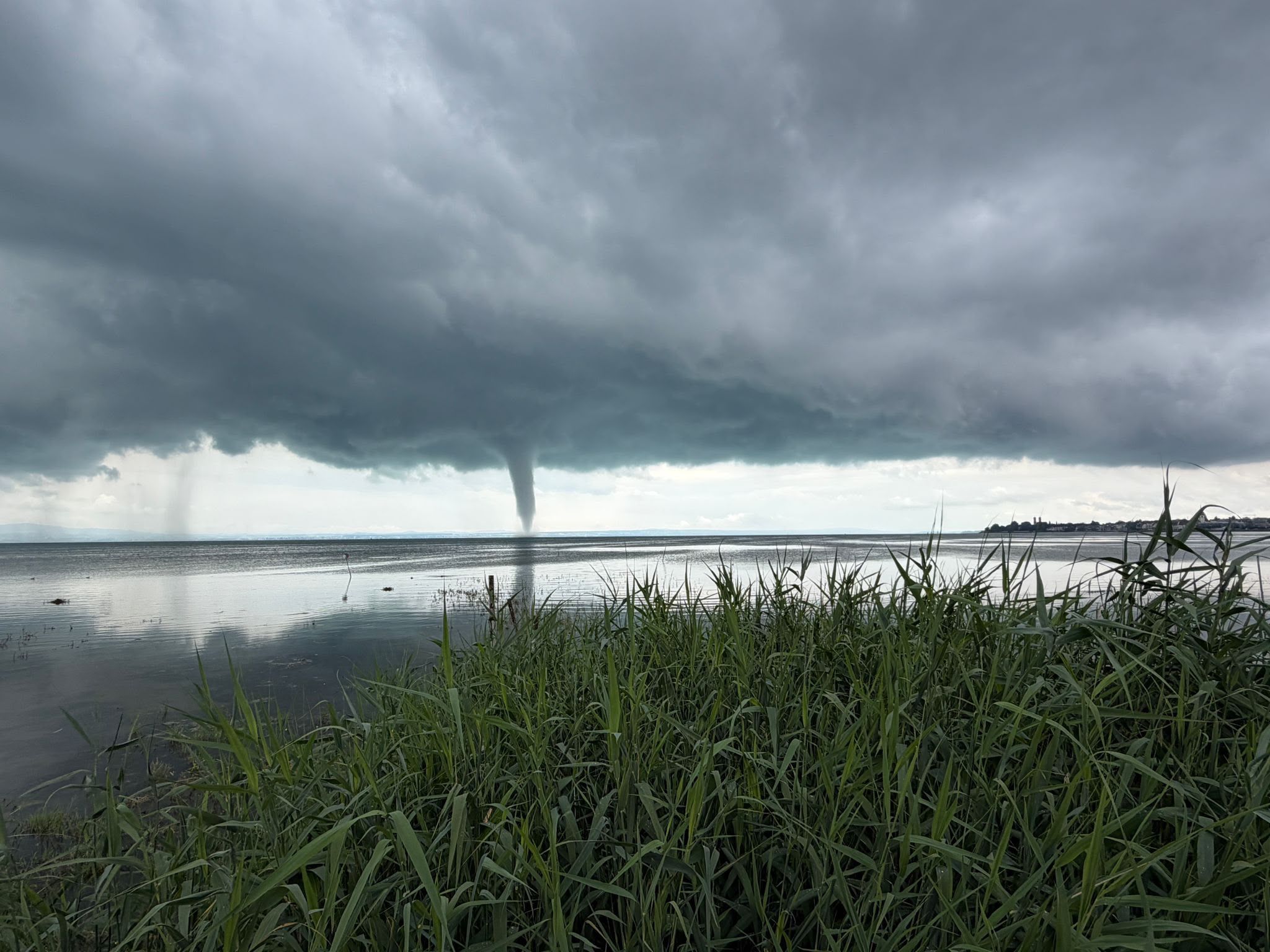 Wasserhose auf dem Bodensee
