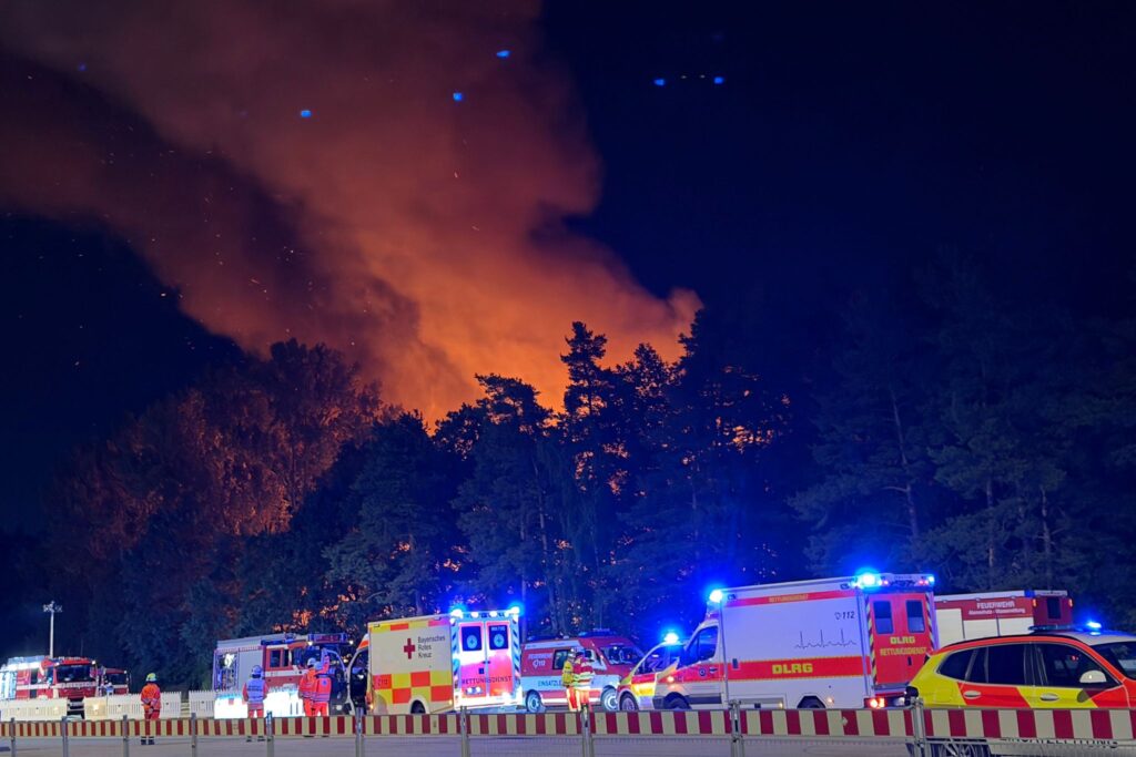 Waldbrand in Nürnberg