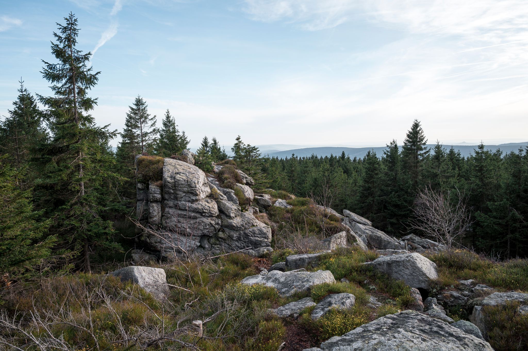 Der Ochsenkopf im Fichtelgebirge ist ein beliebtes Ausflugsziel.