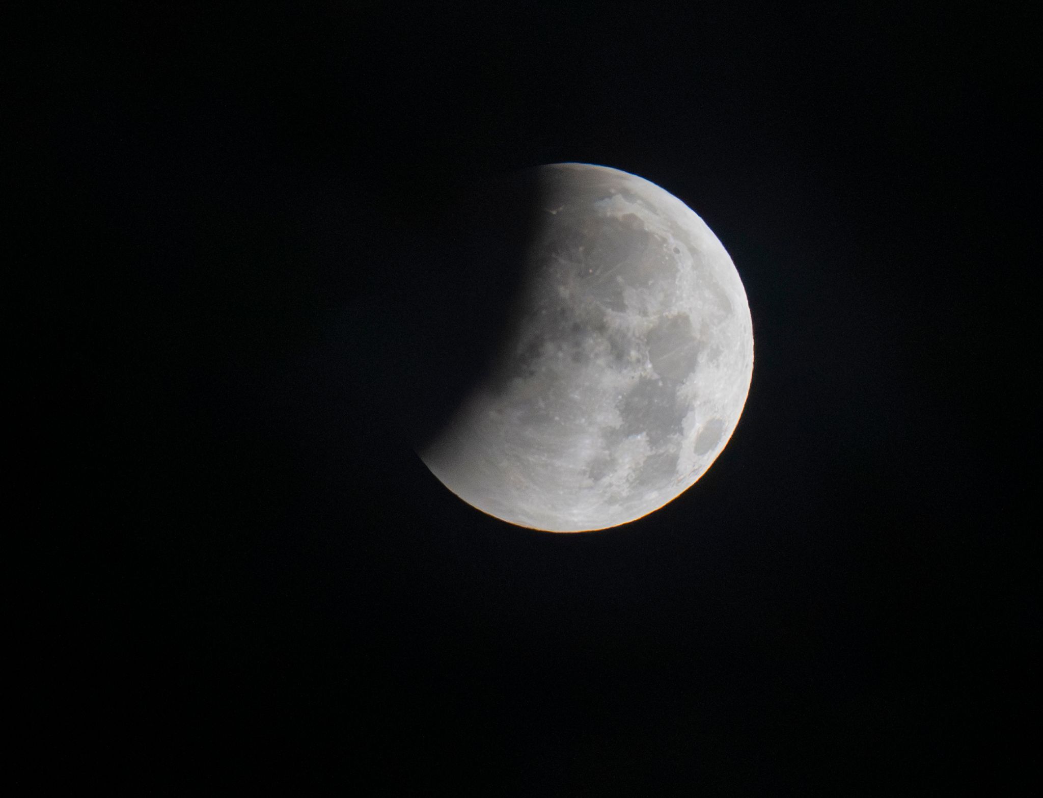Partielle Mondfinsternis - Bayern