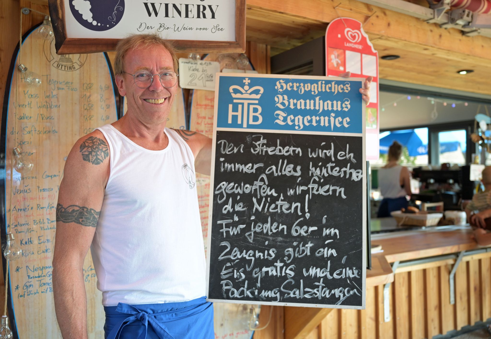 Strandbad-Betreiber Martin "Miene" Gruber