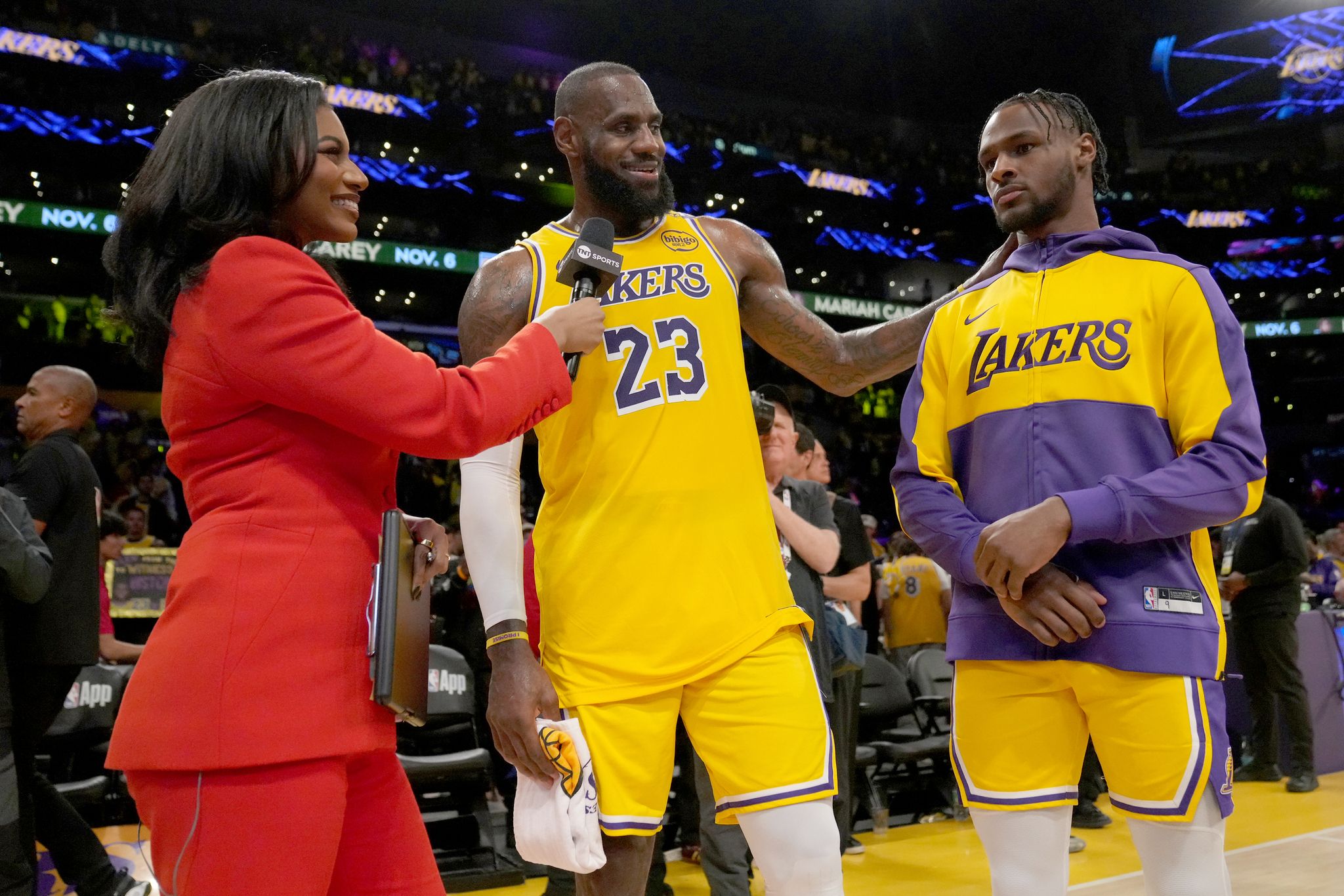 LeBron und Bronny James
