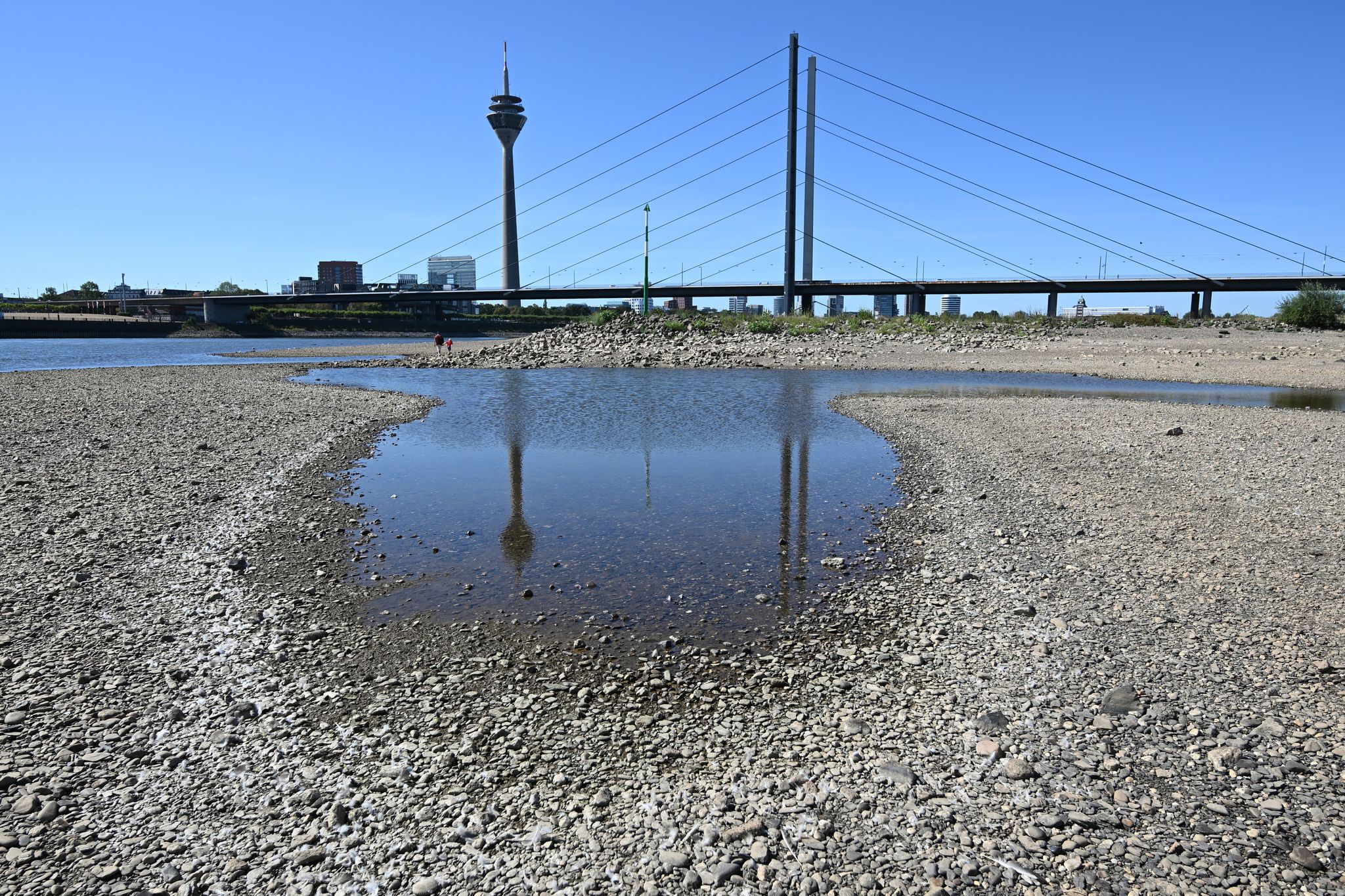 Niedrigwasser im Rhein