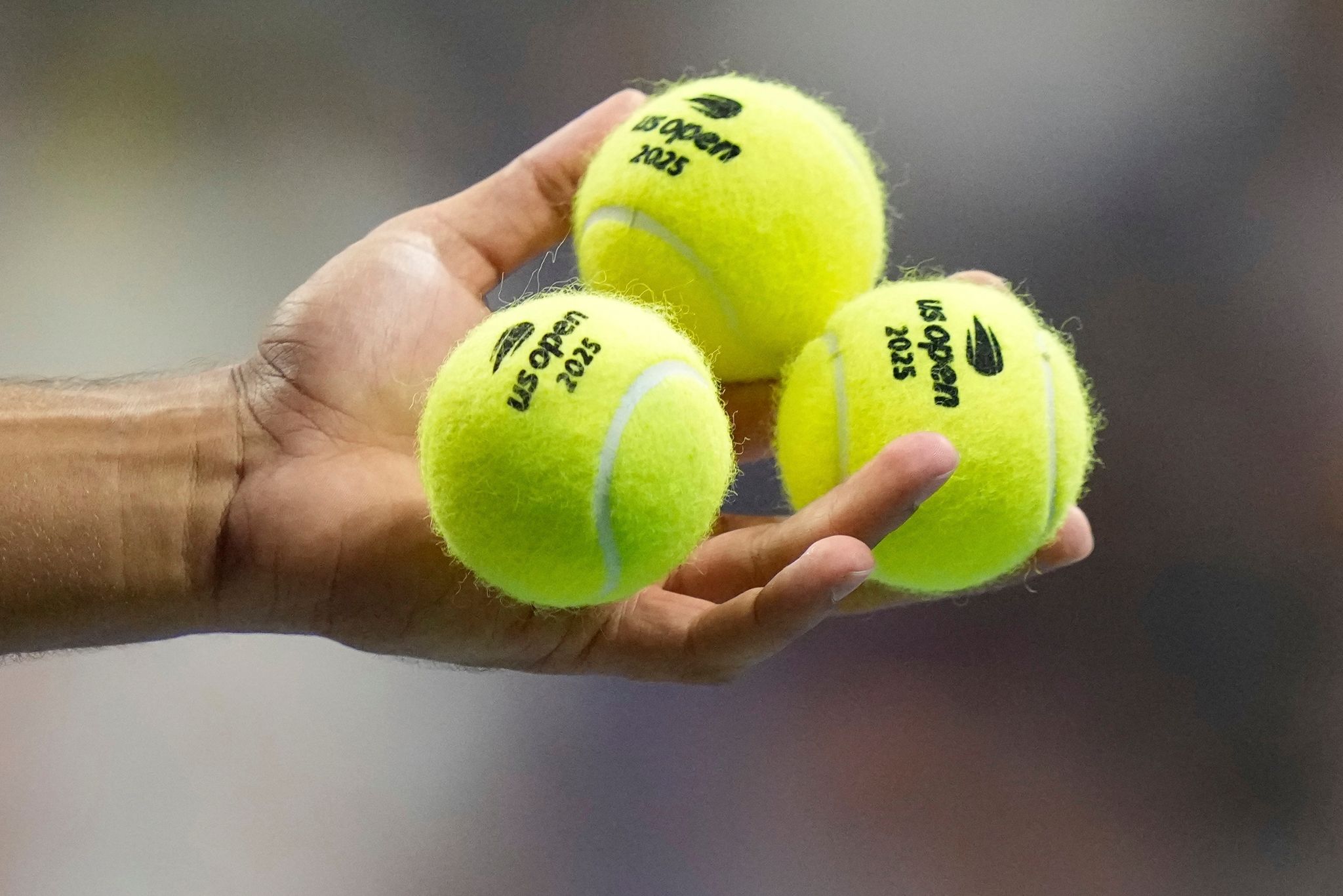 Tennisbälle bei den US Open
