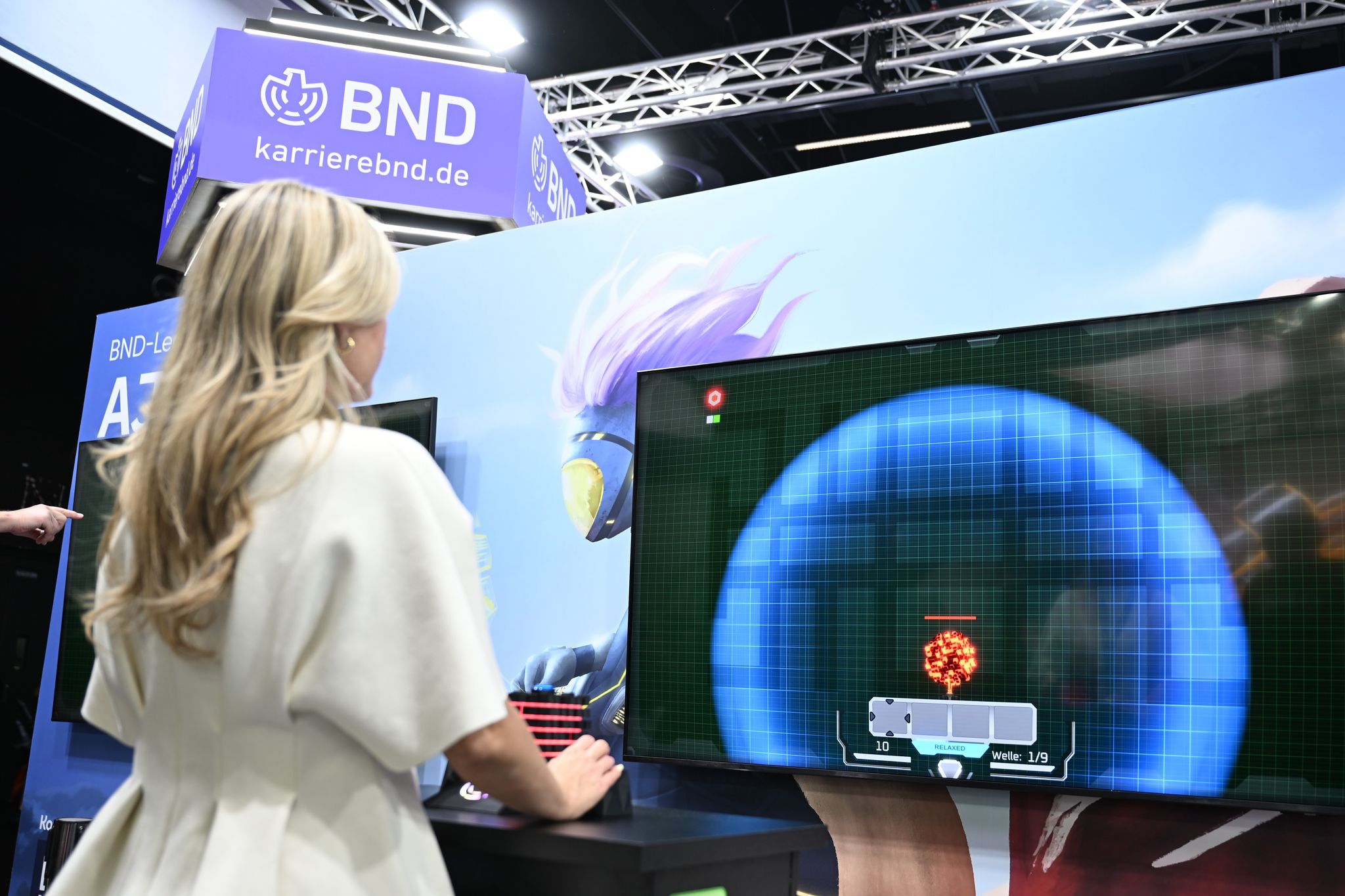 BND-Messestand bei der Gamescom