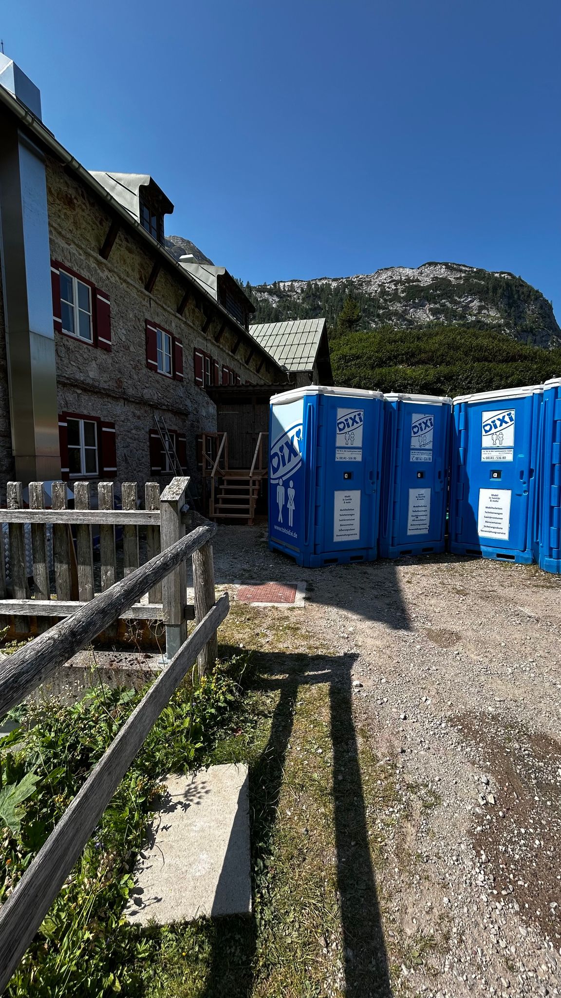 Mobile Toiletten in den Berchtesgadener Alpen