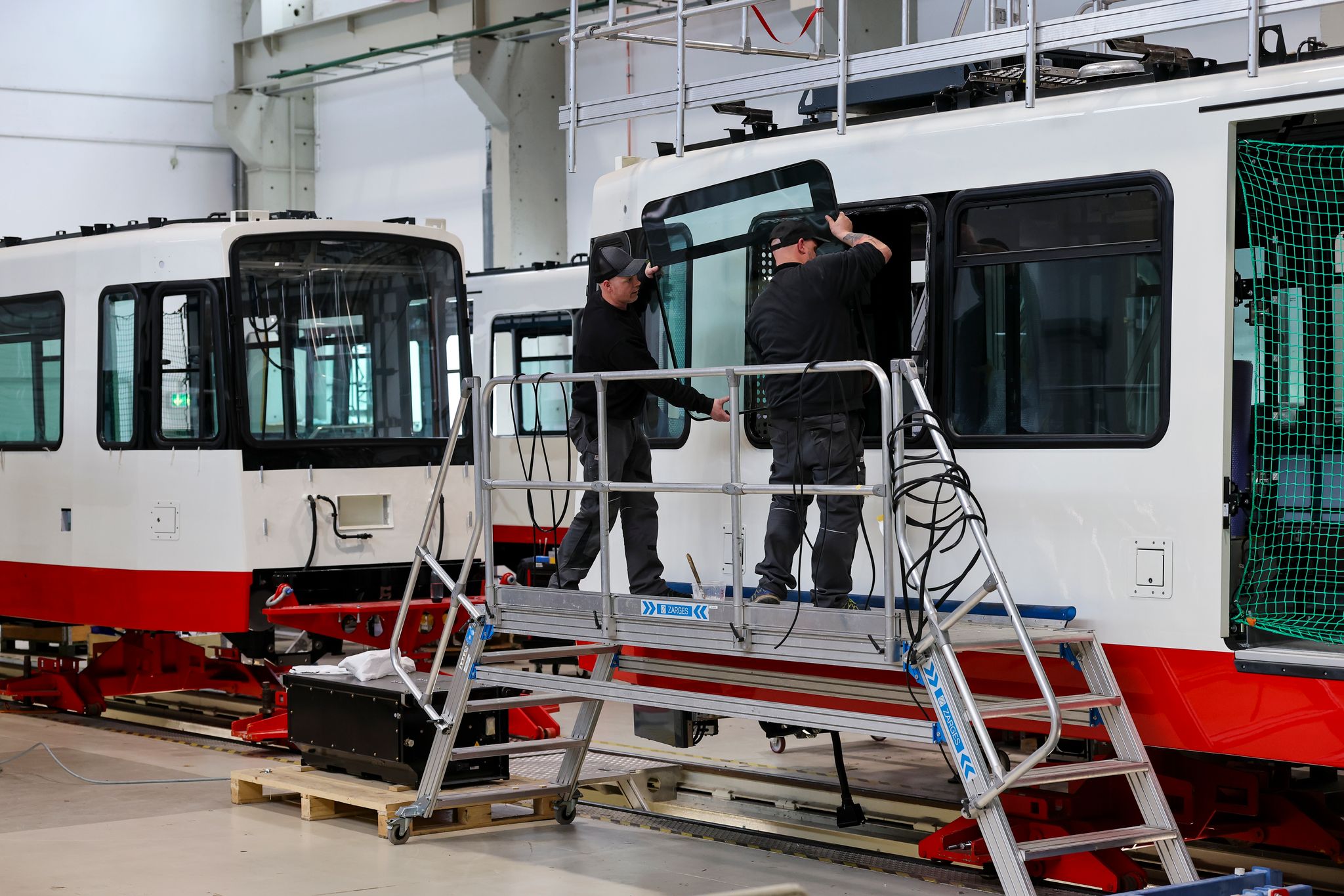 Produktion bei Straßenbahnbauer HeiterBlick