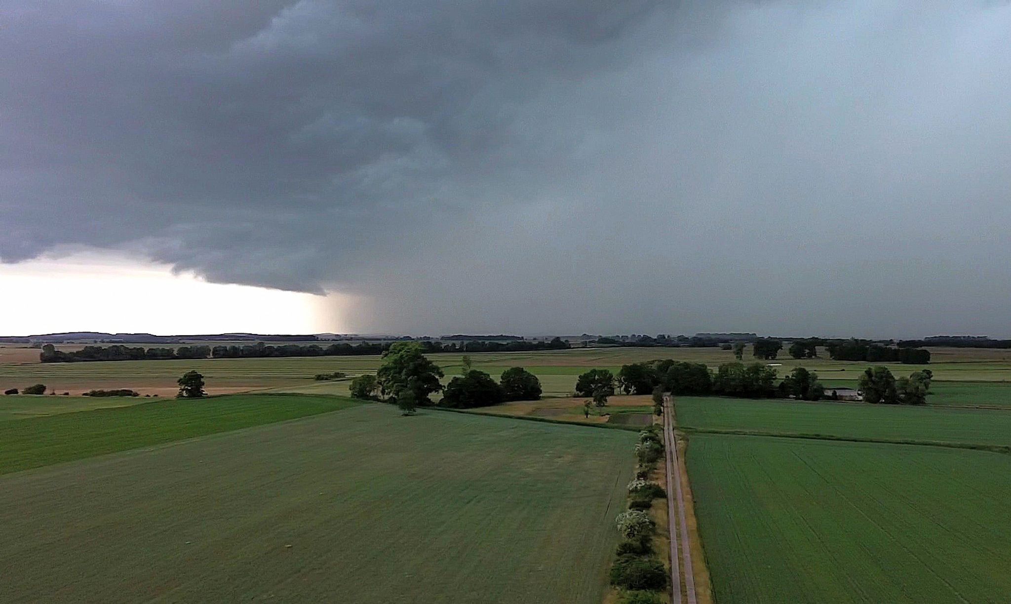 Regen und Gewitter über Brandenburg