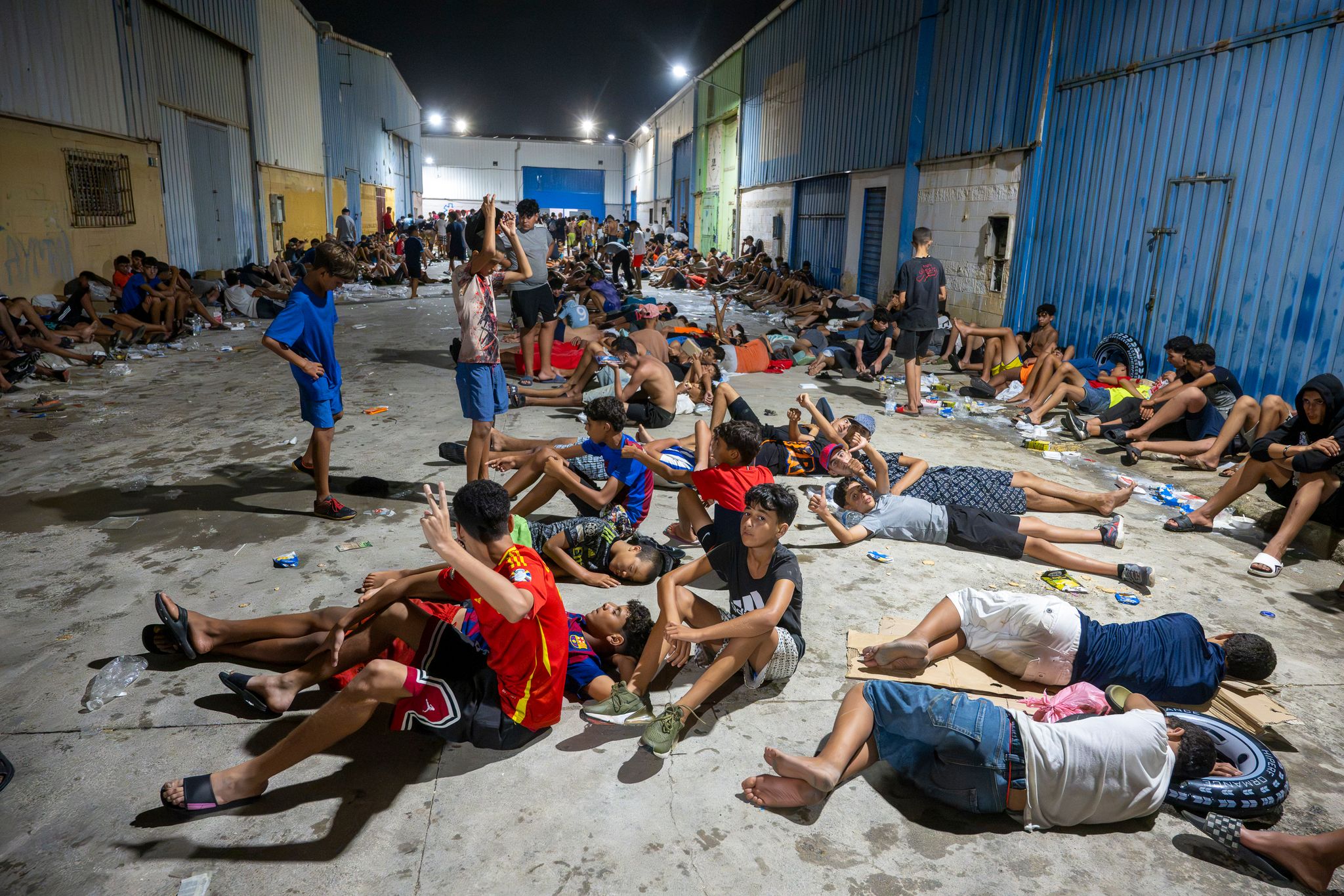 Migranten in Ceuta