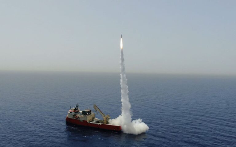 Israel testet ballistische Raketen auf dem Mittelmeer