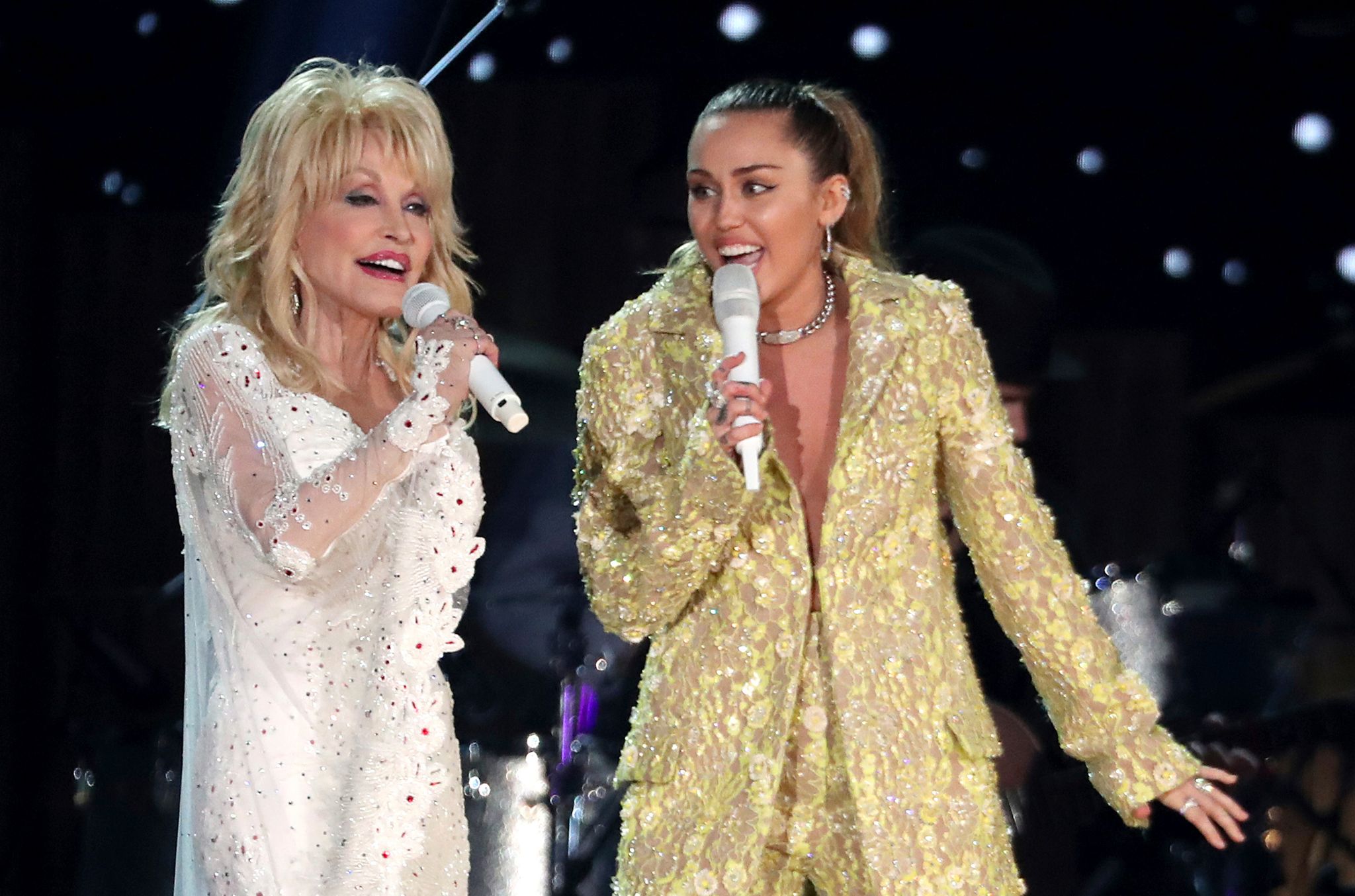 Dolly Parton und Miley Cyrus