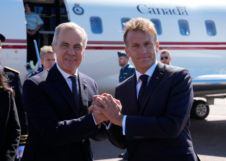 Kanadas Premierminister in Frankreich