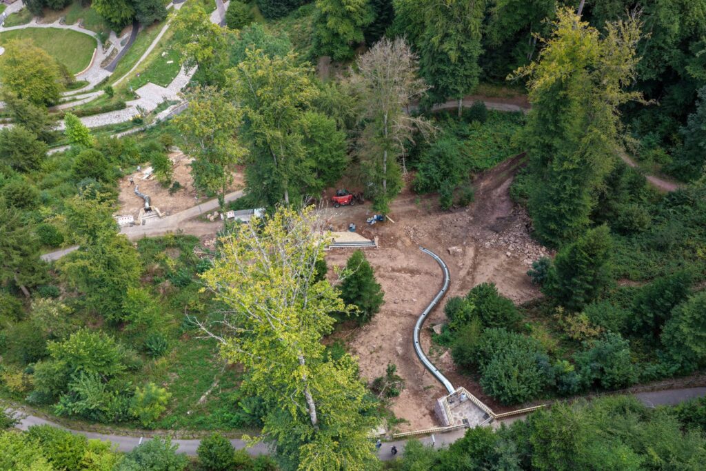 XXL-Rutschen im Stadtgarten Calw
