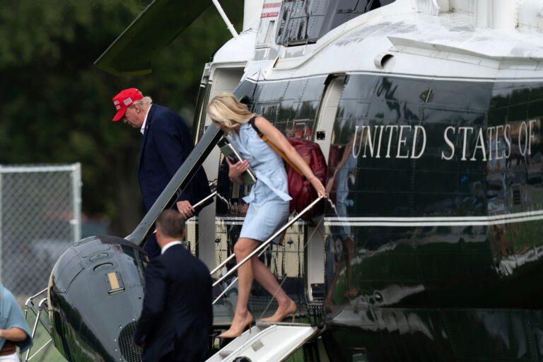 Donald Trump und Natalie Harp