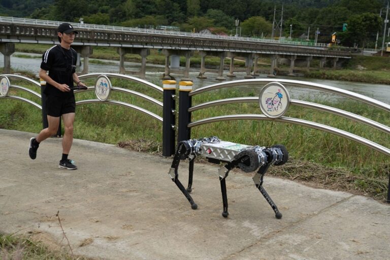 Vierbeiniger Roboter "RAIBO2" in Südkorea