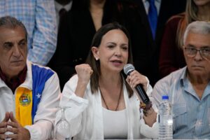 Venezuelas Oppositionsführerin Maria Corina Machado