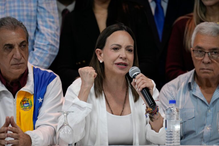 Venezuelas Oppositionsführerin Maria Corina Machado