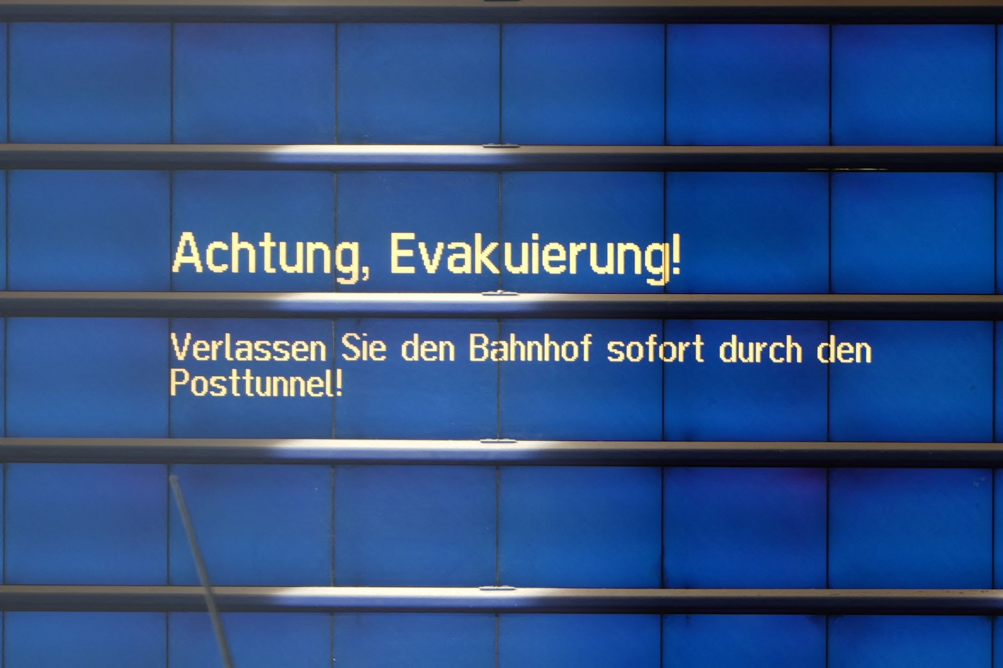 Explosion am Augsburger Hauptbahnhof