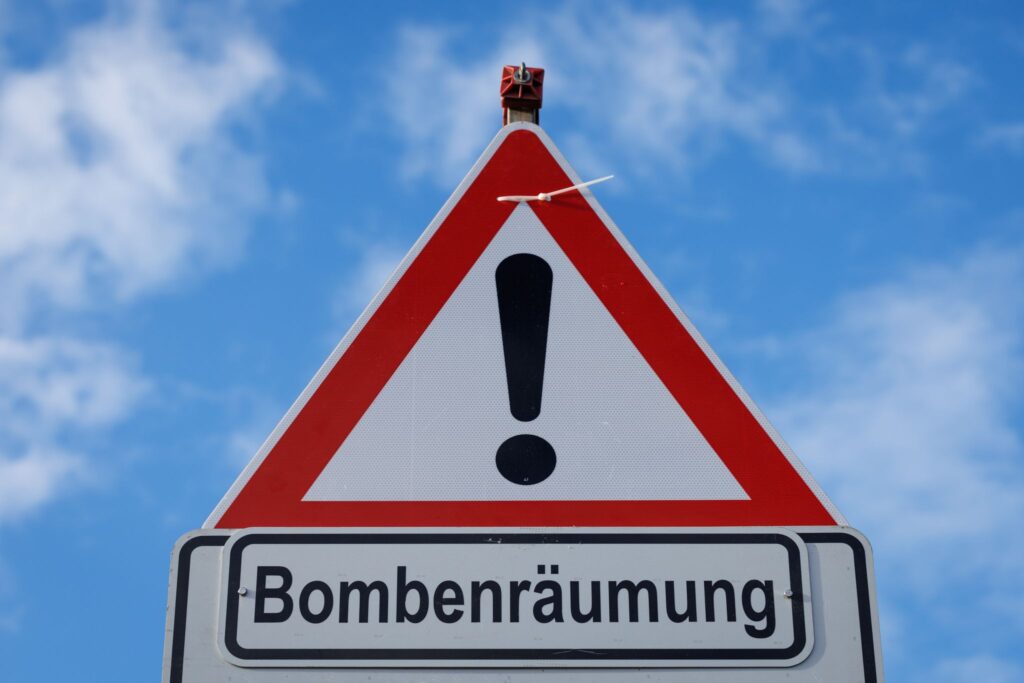 In Neu-Ulm ist eine Splitterbombe gefunden worden.