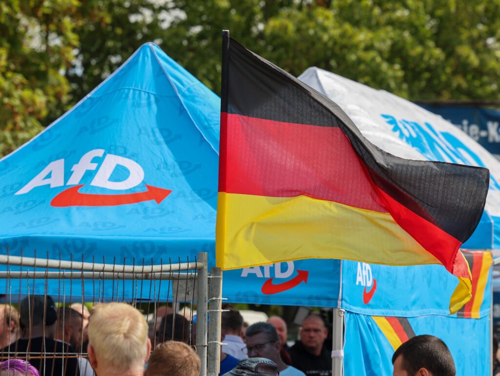 Wahlkampf der AfD mit Siegmund