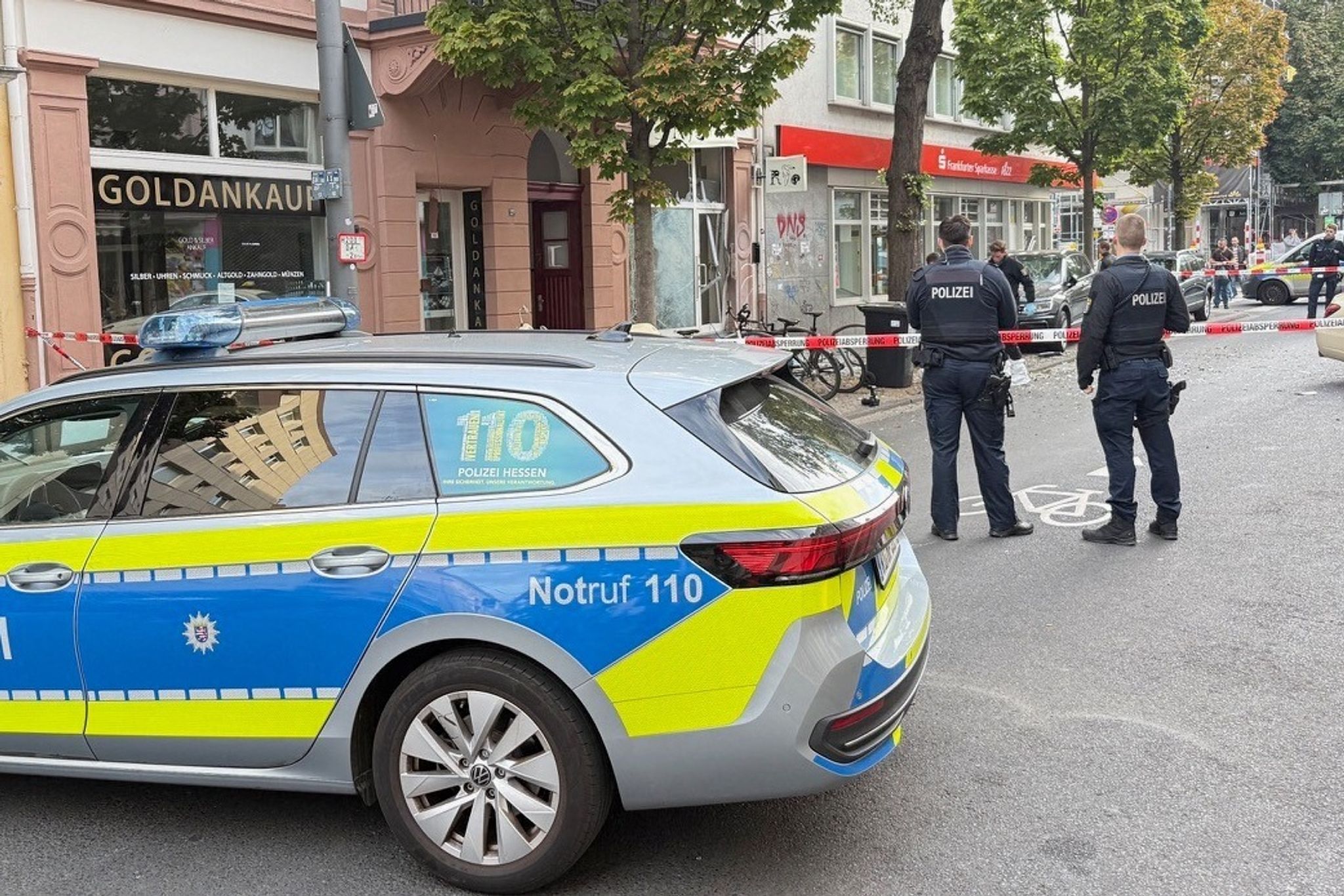 Explosionen in Frankfurt