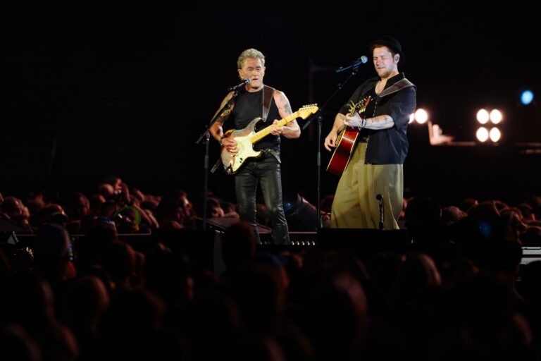 Johannes Oerding und Peter Maffay im Volksparkstadion