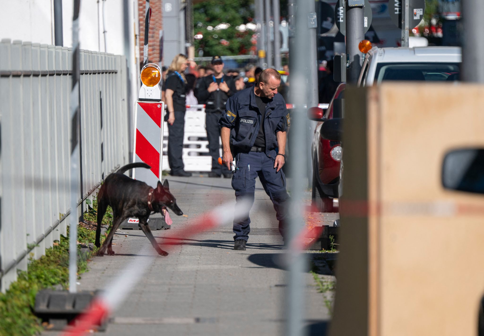 Brandsätze auf Münchner Baustelle geworfen