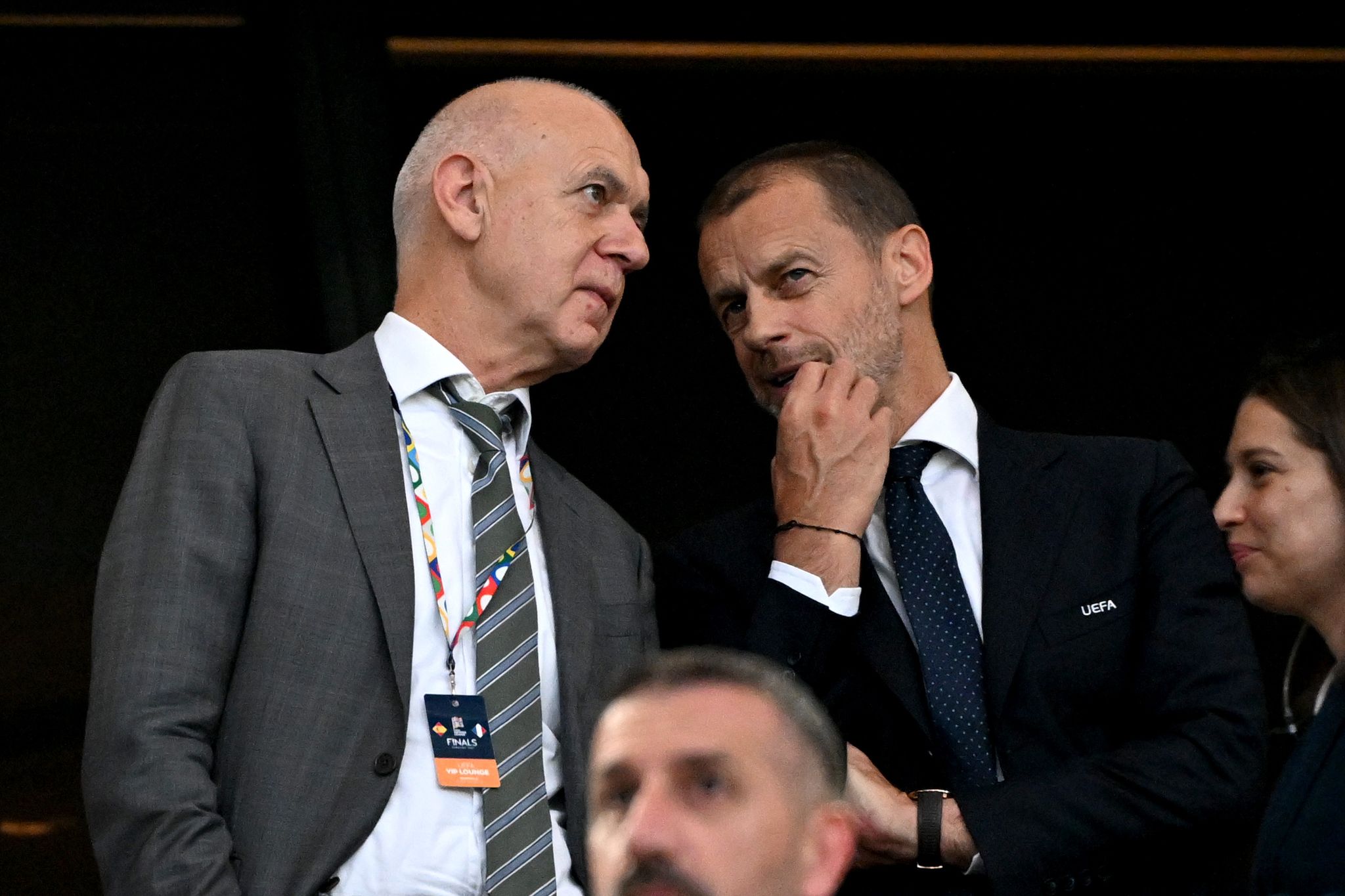 Bernd Neuendorf und Aleksander Ceferin