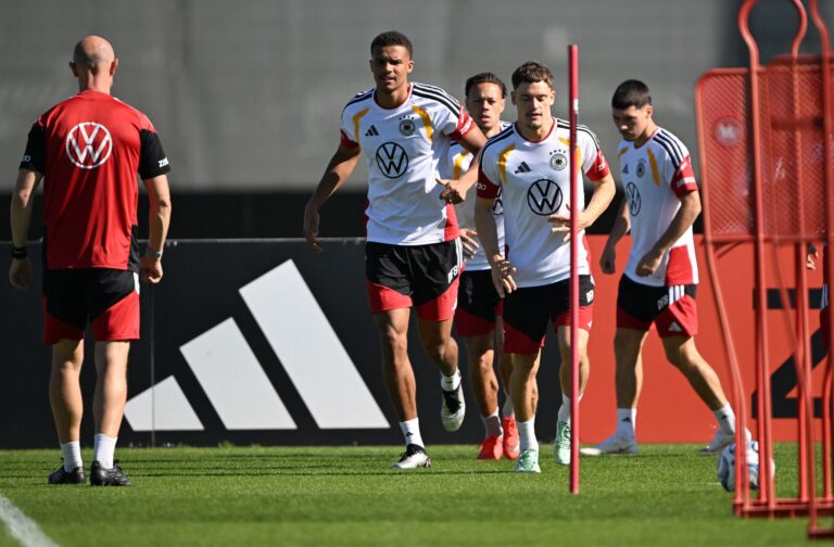 Abschlusstraining Nationalmannschaft vor dem Spiel gegen Serbien
