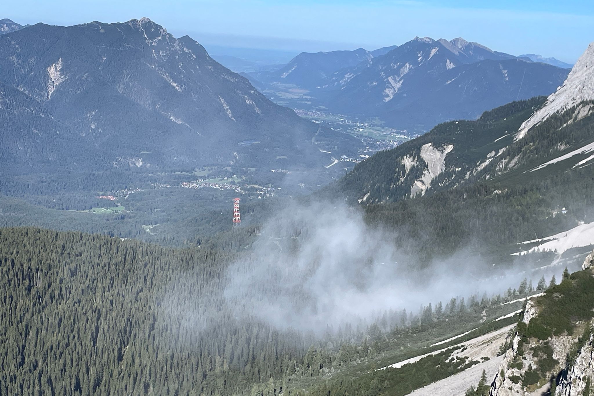 Felssturz an der Zugspitze